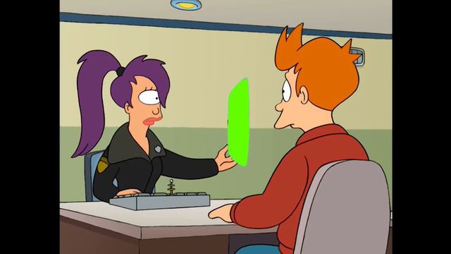 futurama, your permanent career assignment, Green screen смотреть онлайн