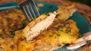 Почти жюльен. 
ОТБИВНЫЕ СО СЛИВОЧНО-ГРИБНЫМ СОУСОМ