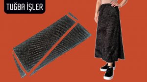 Кройка и шитье юбки A-Line | Tuğba İşler
