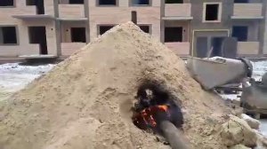 Стяжка полусухая зимой