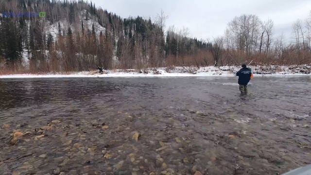 Как рыбачить в горах. Рыбалка на Хариуса. Зимняя Палатка. смотреть онлайн