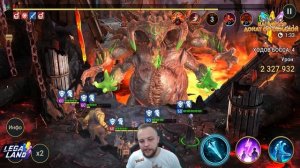 Петрифия топ ядовик на кланового босса? / Raid shadow legends