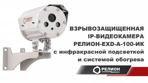 Взрывозащищенная видеокамера с встроенной ИК-подсветкой и системой обогрева.
