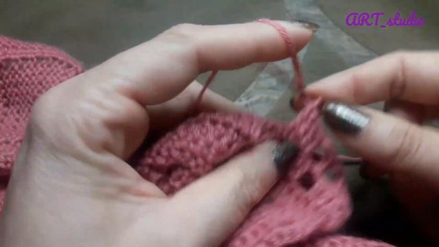 Воротничок крючком. Для детской кофтачки #узор_крючком