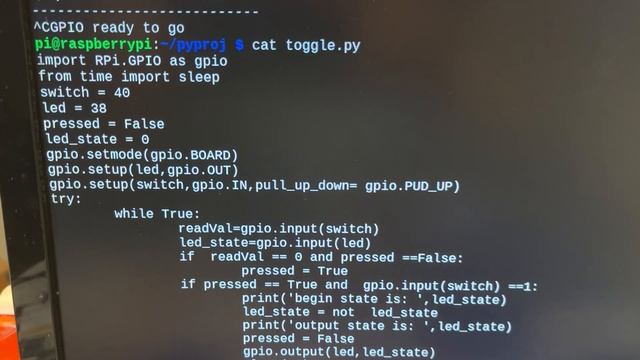 hw7 | Python Toggle LED with Push-button | – смотреть онлайн видео от ...