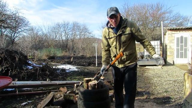 Купили ДОМ в ДЕРЕВНЕ. Часть 1. Как дрова колоть быстро и безопасно смотреть онлайн