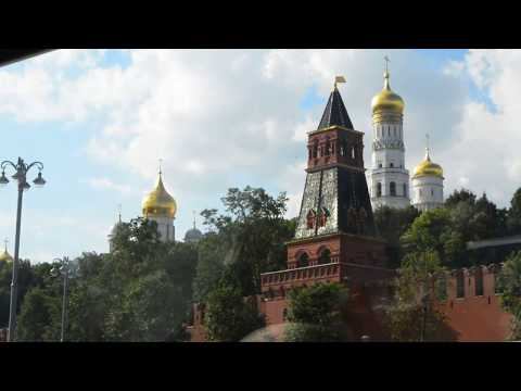 2017.08.17 Москва. Прогулка по Москве-реке "Концерт на воде". Фрагменты экскурсии