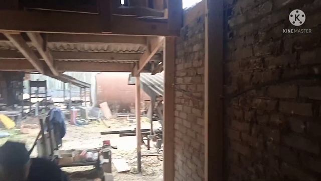 крепление бруса к кирпичной стене.., как делаю я . смотреть онлайн