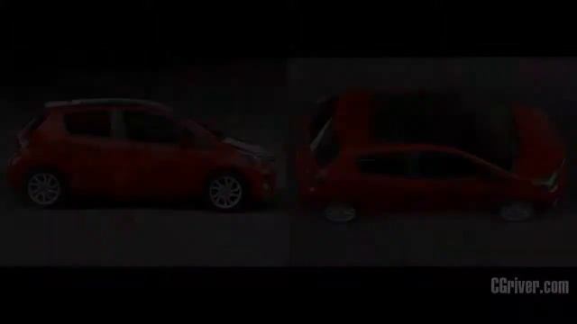 3D Model: Toyota Yaris SE hatchback 5-door 2015 - CGriver.com смотреть онлайн