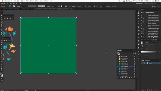 Illustrator Patterns (USING THE PATTERN TOOL)