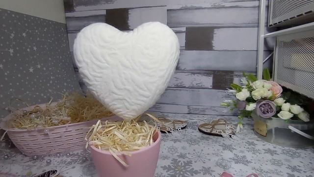 Подарок на 14 Февраля / Топиарий Сердце / DIY Yaratılış