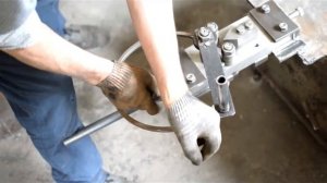 Изготовление круга на станке для холодной ковки Гнутик своими руками