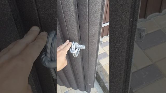 Ручка для калитки из арматуры смотреть онлайн