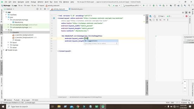 Use Circle Image View in Android Studio |Android Studio Tutorial 2020 Creating Circle. смотреть онлайн