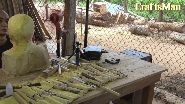 Деревянные поделки - скульптура Lionel Messi Деревянная Версия смотреть онлайн