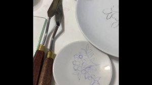 Роспись фарфора 1: инструменты, материалы, связующие для над глазурных красок