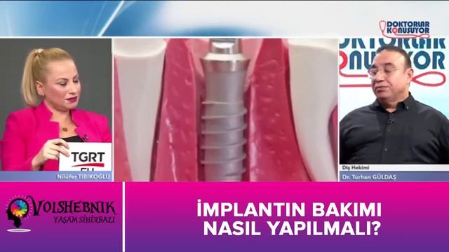 Как осуществлять уход за зубными имплантами? / Доктор Туран Гюльдаш смотреть онлайн