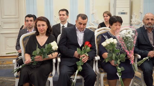 Регистрация во Дворце бракосочетания №2. Съемка видео в ЗАГСе Санкт-Петербурга