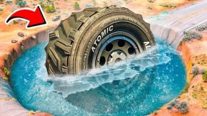 ПРОЕХАЛ ОГРОМНУЮ ЛУЖУ НА КОЛЕСЕ В ГТА 5 МОДЫ! ЭКСПЕРИМЕНТ ОБЗОР МОДА GTA 5 MODS ОНЛАЙН