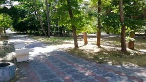 Крым Евпатория Горького 7 дорога на пляж. часть 3.
