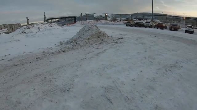 Кто лучше на уборке снега?МТЗ или минипогрузчик смотреть онлайн