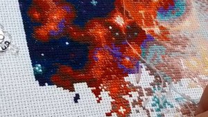 Вышивка крестом. Про одиночки на канве