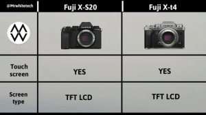 Fuji X-S20 Vs Fuji X-t4 | Comparison
