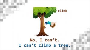 Action verbs part 3 | Practice modal verb CAN'T | Level 1