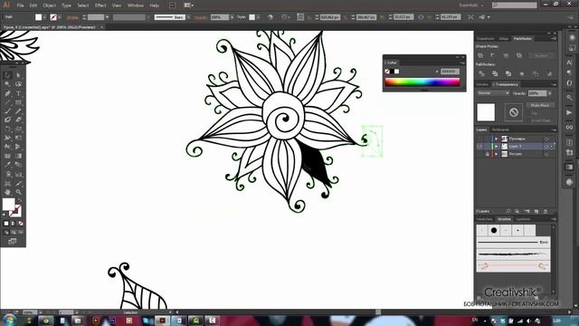 Adobe Illustrator. Иллюстрации для микростоков. Blob Brush для EPS 8. Борис Поташник Creativshik