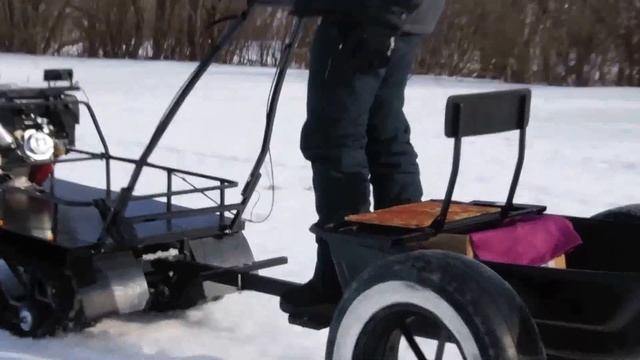 Мотобуксировщик Ахтар (AhtaR) зима+лето смотреть онлайн