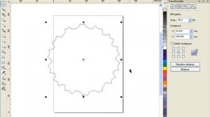 Coreldraw X4: a transzformálás dokkoló használata