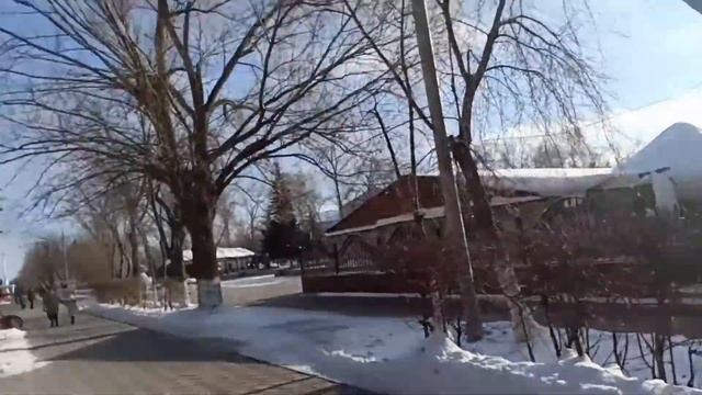 Обзор , Казахстан ,город Петропавловск ул Конституции ( Ленина ) Мой любимый город .