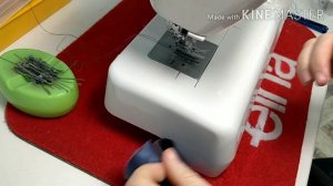 Обработка пояса косой бейкой.