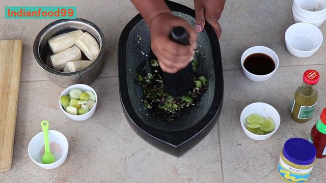 Dhaka Kacha kola vorta -  Raw Green Banana Salad Recipe - Dhaka Street Food Recipe смотреть онлайн