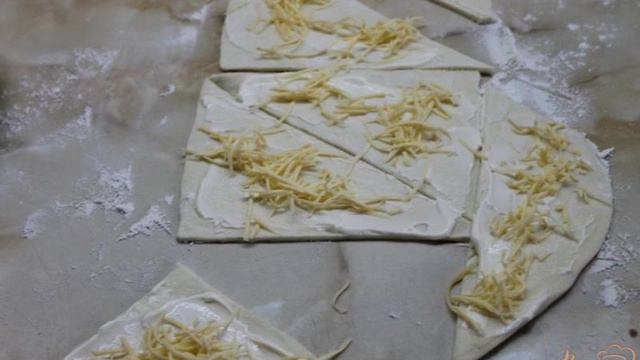 Рогалики с ветчиной и сыром