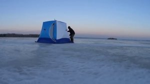 Зимняя рыбалка с ночёвкой в палатке СТЭК 3 куб