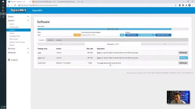 OpenWRT Adblock Installation and Configuraiton смотреть онлайн