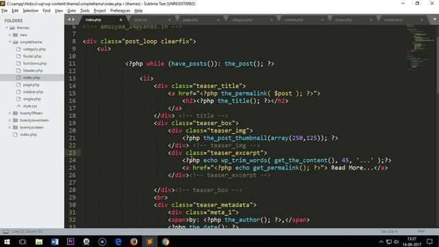 How to Add Excerpt to WordPress Post Teaser w/ Read More Link