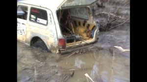 Гонки по бездорожью на Нивах и Уазах. Джипинг в Краснодарском Крае