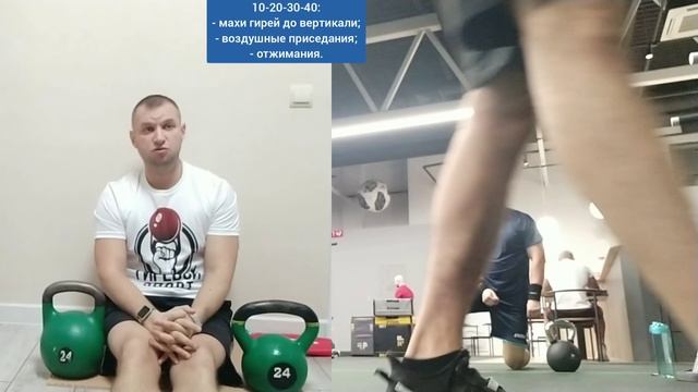 #кроссфит комплекс "САНТА МОНИКА" от #ВетврачГиревик #kettlebellvet