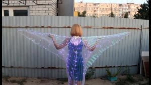 Светодиодные крылья для восточного танца