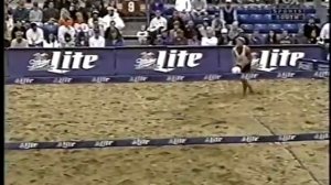 Adam Johnson & Karch Kiraly Highlights   1997 Minneapolis AVP Open