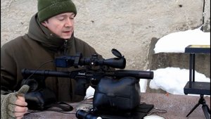 Как правильно установить, пристрелять прицел для охоты и отстрел Лешего в -15c