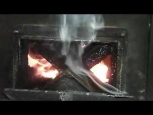 Прожигание  трубы и чистка котла Zota Mix 31,5