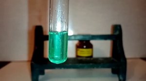 Реакция СУЛЬФАТА НИКЕЛЯ и СУЛЬФИДА НАТРИЯ.Reaction of NICKEL SULFATE and SODIUM SULFIDE.Эксперимент