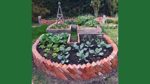 Оригинальные красивые грядки.