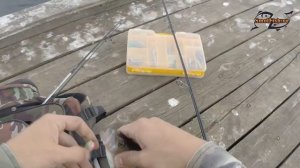 Ловля окуней на Десногорском водохранилище на блёсны SV Fishing Lures.