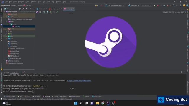 How to create a splash screen in flutter app | Best way in 2022 | Native splash screen iOs & Androi