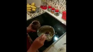 Приготовление хакасского блюда "Конфеты из талкана", Чичинина Сабира