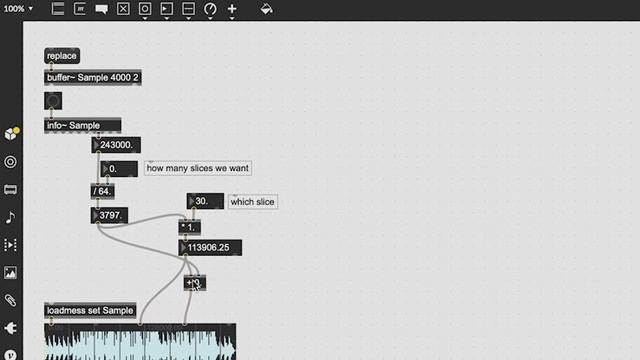 Sample Slicer Tutorial -- Max MSP Tutorial